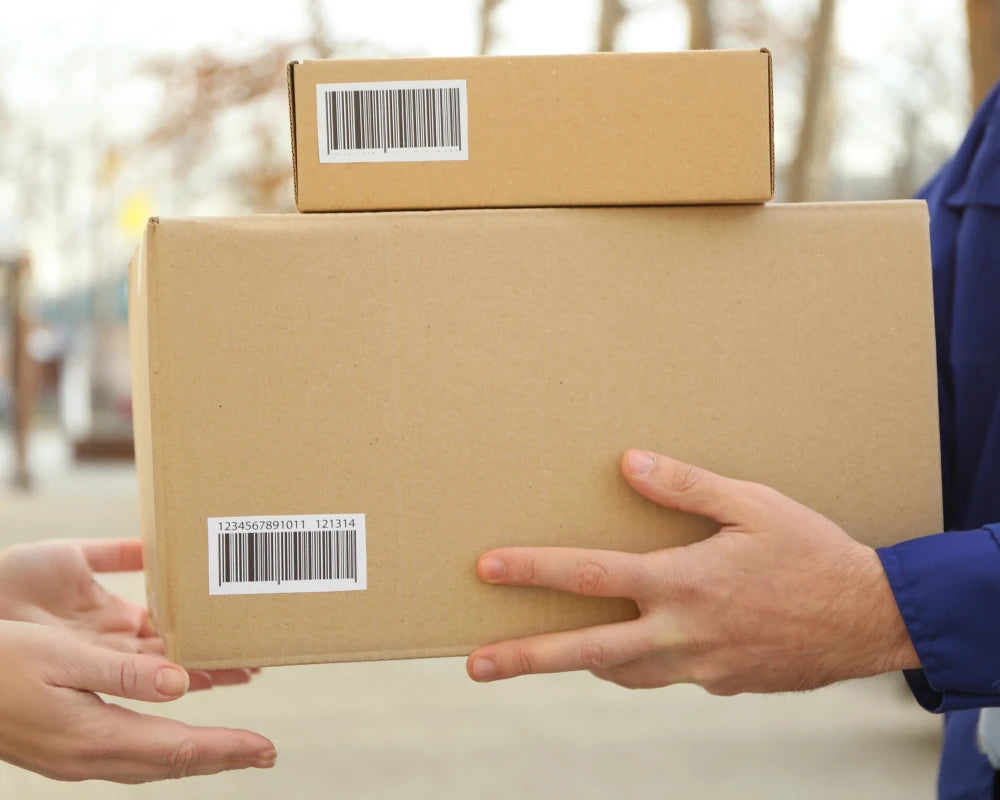 Delivery of medication packages to a customer